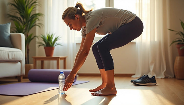 woman struggling with flexibility